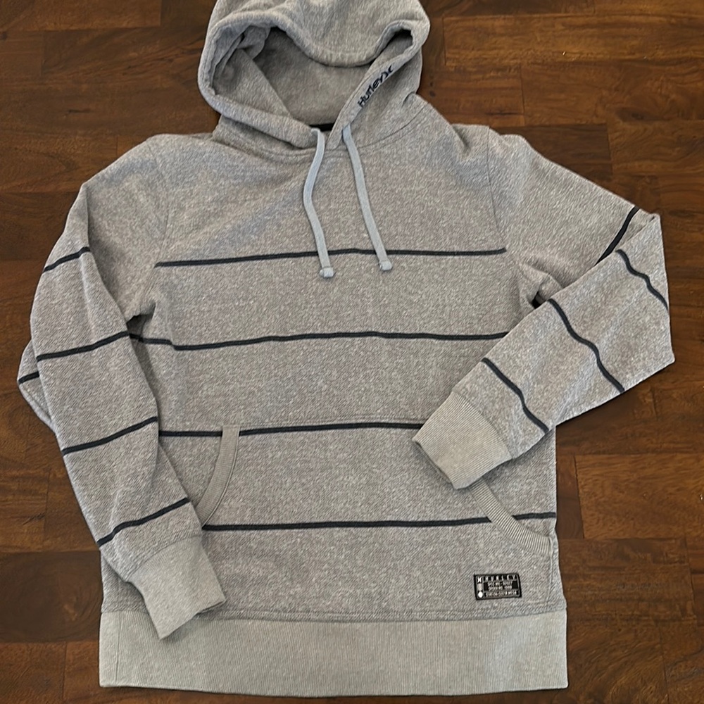 Hurley men’s striped hoodie size small